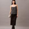 Bedrucktes, locker sitzendes Chiffon-Top Bedrucktes, locker sitzendes Chiffon-Top