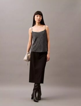 Bedrucktes, locker sitzendes Chiffon-Top