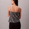 Bedrucktes Satin-Top