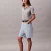 Bermuda-Shorts aus Leinenmischung im Relaxed-Denim-Stil Bermuda-Shorts aus Leinenmischung im Relaxed-Denim-Stil