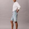 Bermudashorts aus Denim mit Logo Bermudashorts aus Denim mit Logo