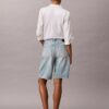 Bermudashorts aus Denim mit Logo Bermudashorts aus Denim mit Logo