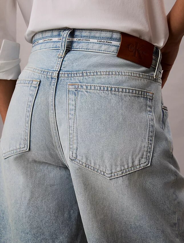 Bermudashorts aus Denim mit Logo Bermudashorts aus Denim mit Logo