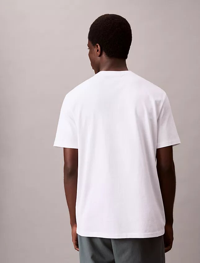 Besticktes Monogram-T-Shirt in lockerer Passform Besticktes Monogram-T-Shirt in lockerer Passform