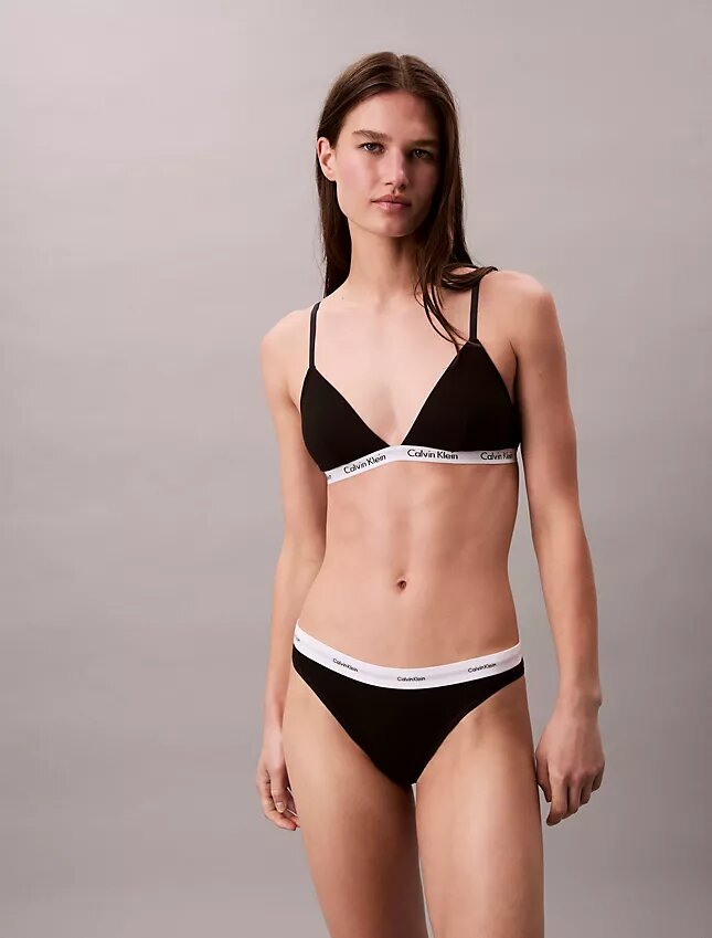 Bikini aus Cotton Stretch-Rippstoff Bikini aus Cotton Stretch-Rippstoff