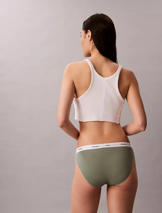 Bikini aus Cotton Stretch-Rippstoff Bikini aus Cotton Stretch-Rippstoff