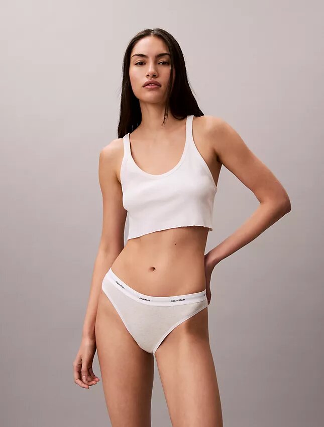 Bikini aus Cotton Stretch-Rippstoff Bikini aus Cotton Stretch-Rippstoff