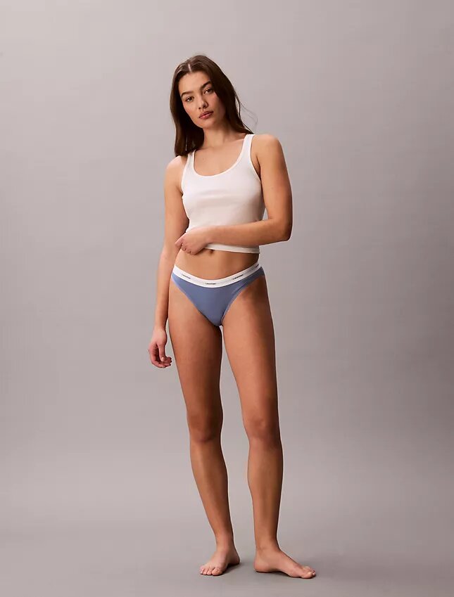 Bikini aus Cotton Stretch-Rippstoff Bikini aus Cotton Stretch-Rippstoff