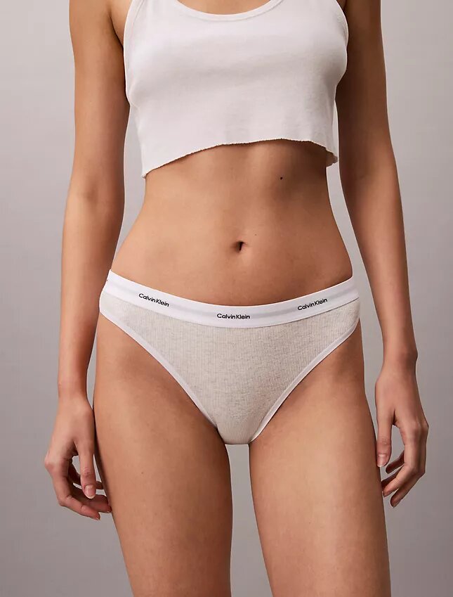 Bikini aus Cotton Stretch-Rippstoff Bikini aus Cotton Stretch-Rippstoff