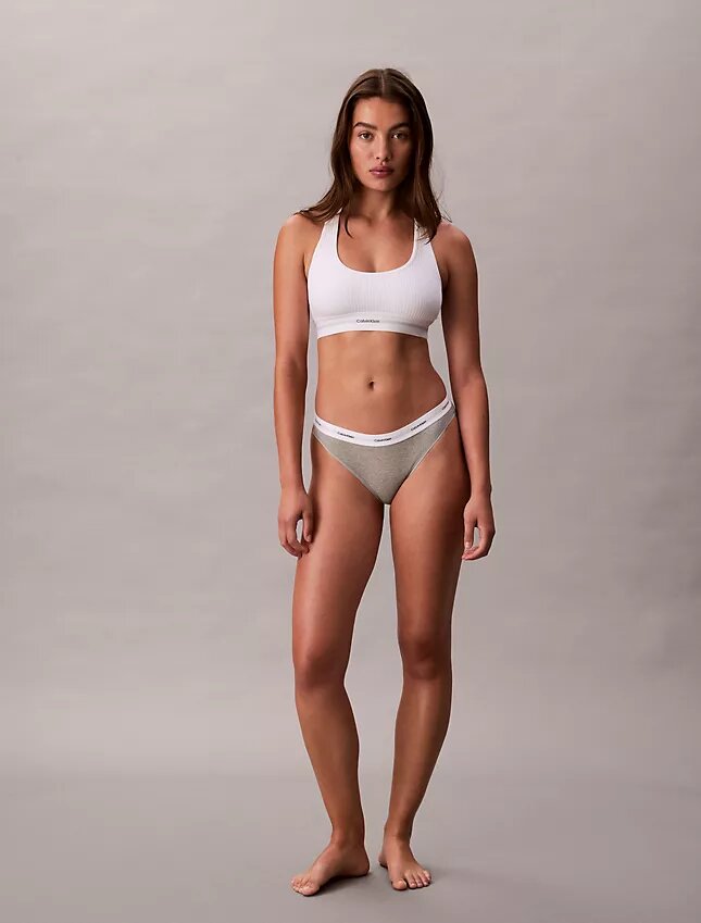 Bikini aus Cotton Stretch-Rippstoff Bikini aus Cotton Stretch-Rippstoff
