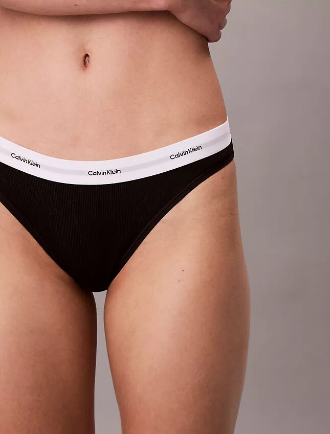 Bikini aus Cotton Stretch-Rippstoff Bikini aus Cotton Stretch-Rippstoff