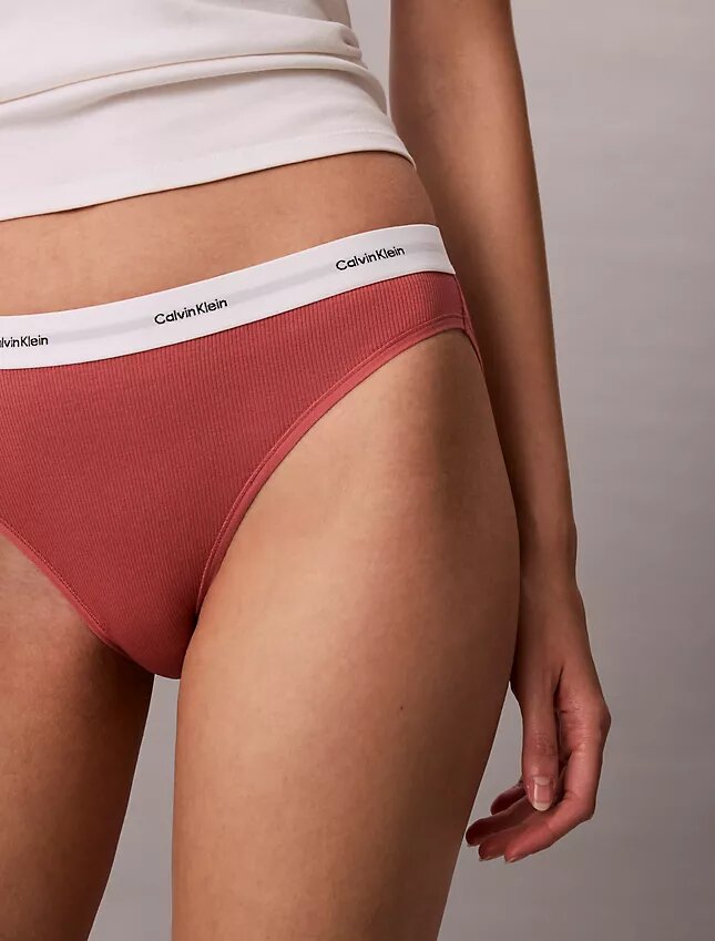 Bikini aus Cotton Stretch-Rippstoff Bikini aus Cotton Stretch-Rippstoff