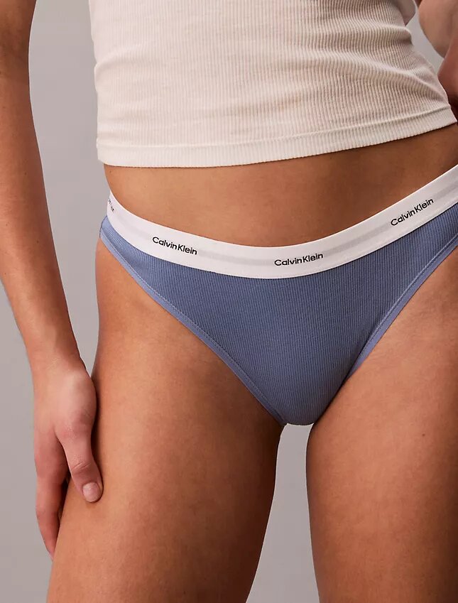 Bikini aus Cotton Stretch-Rippstoff Bikini aus Cotton Stretch-Rippstoff