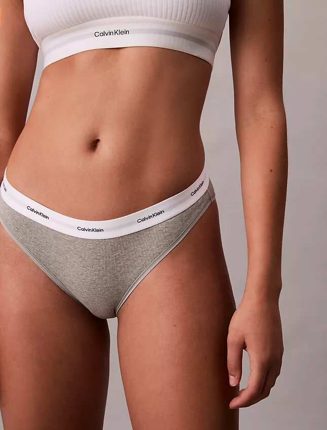 Bikini aus Cotton Stretch-Rippstoff Bikini aus Cotton Stretch-Rippstoff