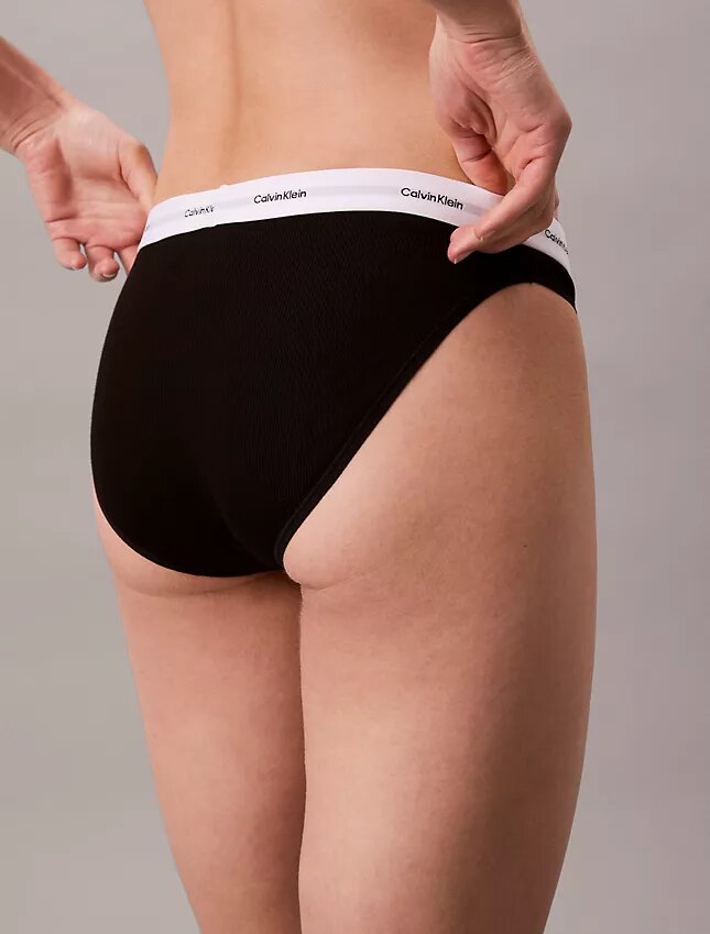 Bikini aus Cotton Stretch-Rippstoff Bikini aus Cotton Stretch-Rippstoff