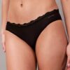 Bikini aus Stretch-Microfiber mit Spitze Bikini aus Stretch-Microfiber mit Spitze