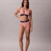 Bikini mit hoher Taille aus Microfiber-Stretch mit grafischem Monogram