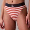 Bikini mit hoher Taille aus Microfiber-Stretch mit grafischem Monogram