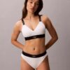 Bikini mit hoher Taille aus Microfiber-Stretch mit grafischem Monogram