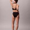 Bikini mit hoher Taille aus Microfiber-Stretch mit grafischem Monogram