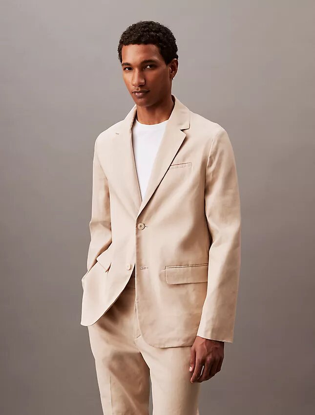 Blazer aus Leinenmischung Blazer aus Leinenmischung