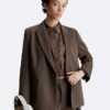 Blazer aus Wolltwill