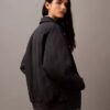 Bomberjacke aus geknittertem Nylon