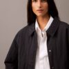 Bomberjacke aus geknittertem Nylon