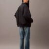 Bomberjacke aus geknittertem Nylon