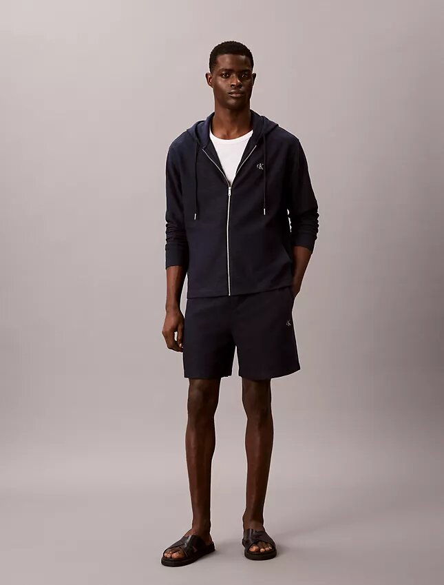 Bouclé-Shorts aus Baumwollmischung Bouclé-Shorts aus Baumwollmischung