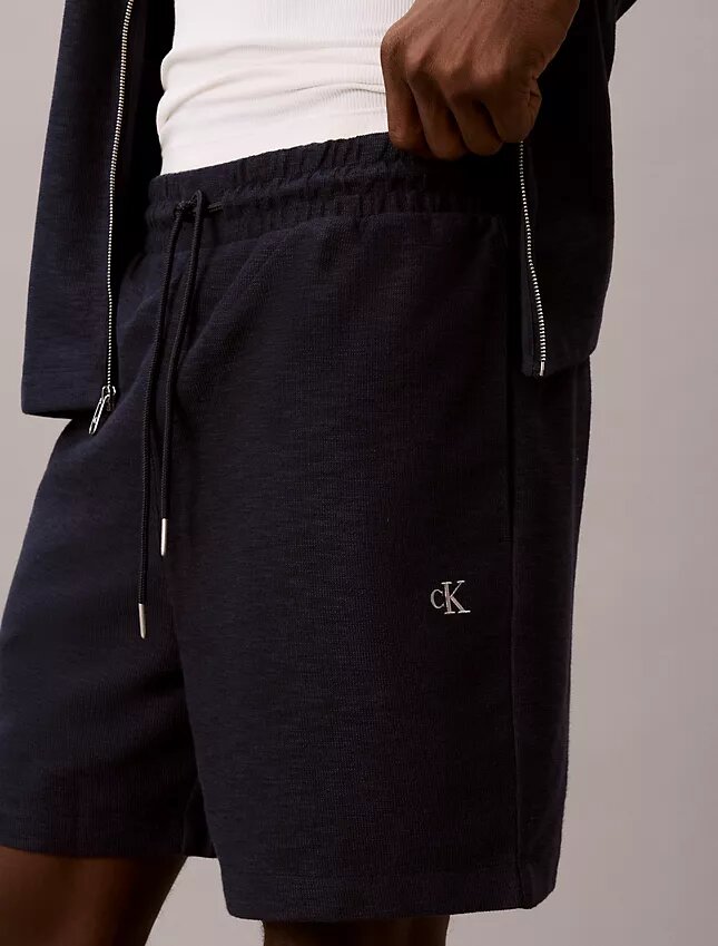 Bouclé-Shorts aus Baumwollmischung Bouclé-Shorts aus Baumwollmischung