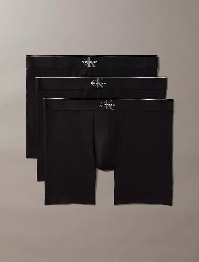 Boxer Briefs aus Cotton Stretch mit Monogram-Grafik, 3er-Pack Boxer Briefs aus Cotton Stretch mit Monogram-Grafik, 3er-Pack