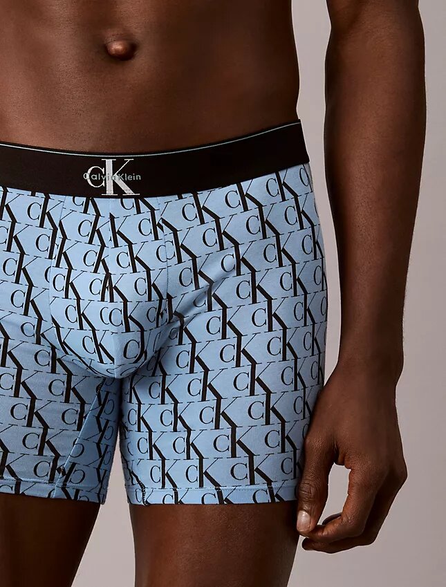 Boxer Briefs aus Cotton Stretch mit Monogram-Grafik, 3er-Pack Boxer Briefs aus Cotton Stretch mit Monogram-Grafik, 3er-Pack