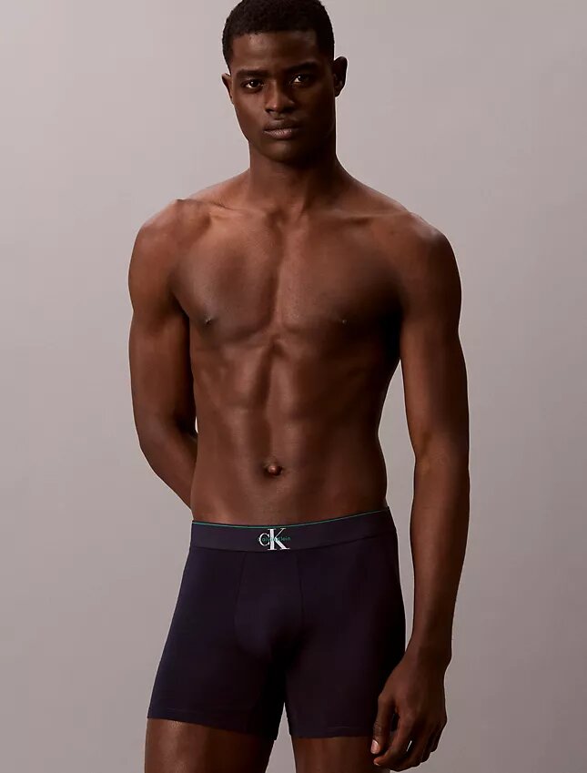 Boxer Briefs aus Cotton Stretch mit Monogram-Grafik, 3er-Pack Boxer Briefs aus Cotton Stretch mit Monogram-Grafik, 3er-Pack