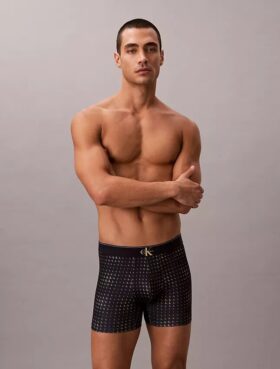 Boxer Briefs aus Mikrofaser mit Stretch und grafischem Monogram
