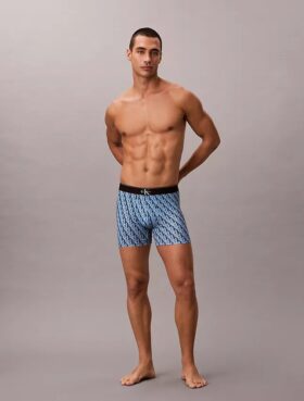 Boxer Briefs aus Mikrofaser mit Stretch und grafischem Monogram