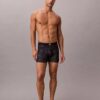 Boxer Briefs aus Mikrofaser mit Stretch und grafischem Monogram Boxer Briefs aus Mikrofaser mit Stretch und grafischem Monogram
