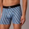 Boxer Briefs aus Mikrofaser mit Stretch und grafischem Monogram Boxer Briefs aus Mikrofaser mit Stretch und grafischem Monogram
