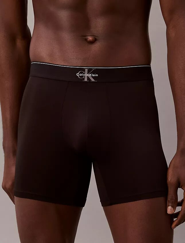 Boxer Briefs aus Mikrofaser mit Stretch und grafischem Monogram Boxer Briefs aus Mikrofaser mit Stretch und grafischem Monogram