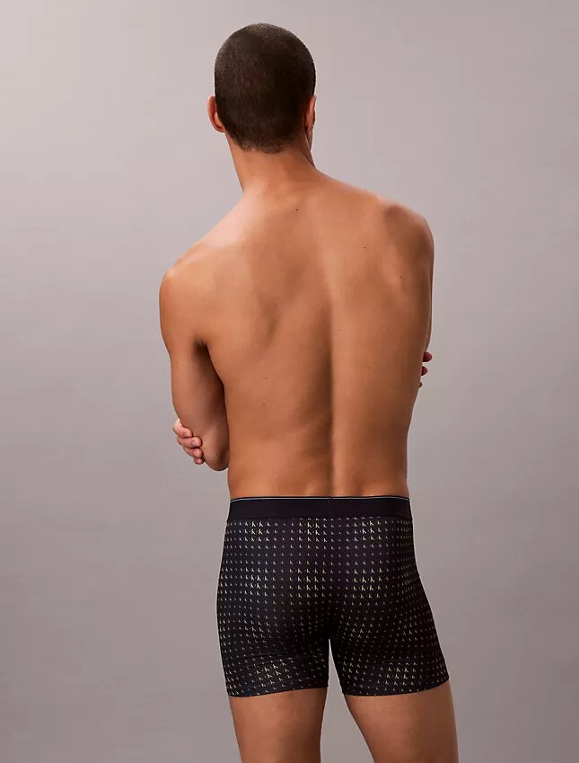 Boxer Briefs aus Mikrofaser mit Stretch und grafischem Monogram Boxer Briefs aus Mikrofaser mit Stretch und grafischem Monogram