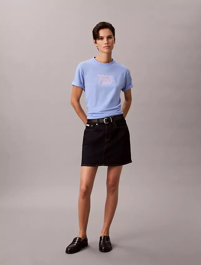 Boxy-T-Shirt mit 1968-Logo Boxy-T-Shirt mit 1968-Logo