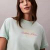 Boxy-T-Shirt mit 1968-Logo-Grafik Boxy-T-Shirt mit 1968-Logo-Grafik