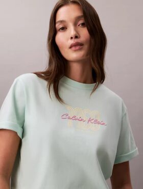 Boxy-T-Shirt mit 1968-Logo-Grafik