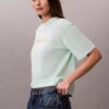 Boxy-T-Shirt mit 1968-Logo-Grafik Boxy-T-Shirt mit 1968-Logo-Grafik