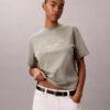 Boxy-T-Shirt mit Bogen-Logo-Grafik Boxy-T-Shirt mit Bogen-Logo-Grafik