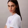 Boxy-T-Shirt mit erhabener Logo-Grafik