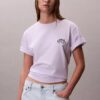 Boxy-T-Shirt mit gesticktem Logo Boxy-T-Shirt mit gesticktem Logo
