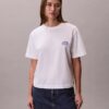 Boxy-T-Shirt mit gesticktem Logo Boxy-T-Shirt mit gesticktem Logo
