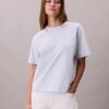 Boxy-T-Shirt mit gesticktem Logo Boxy-T-Shirt mit gesticktem Logo