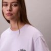 Boxy-T-Shirt mit gesticktem Logo Boxy-T-Shirt mit gesticktem Logo